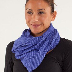 LULULEMON Vinyasa Pigment Tonka Stripe Rulu Scarf Wrap
